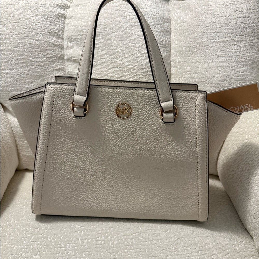Michael Kors Cream Leather satchel